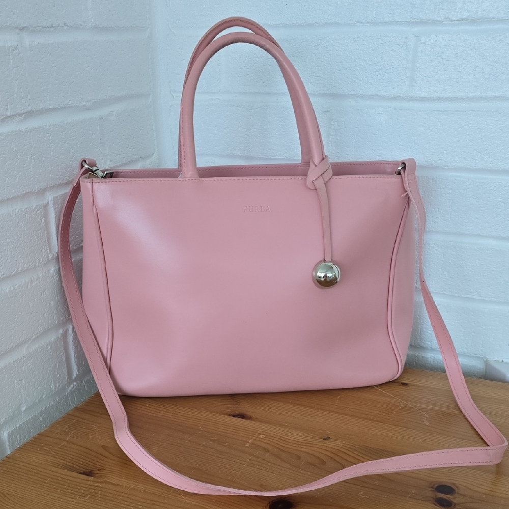 FURLA Leather Bag Light Pink